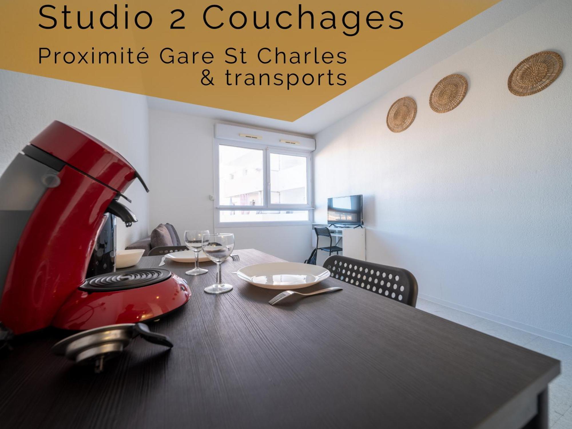 Appartement Tout Equipe A 6Min De La Gare St Charles Marseille Exteriér fotografie