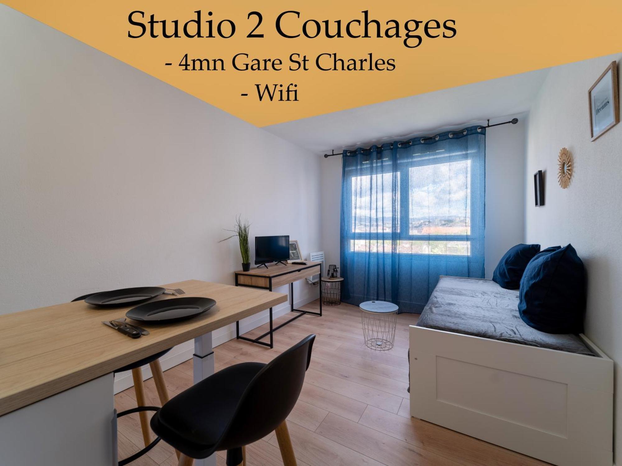 Appartement Tout Equipe A 6Min De La Gare St Charles Marseille Exteriér fotografie