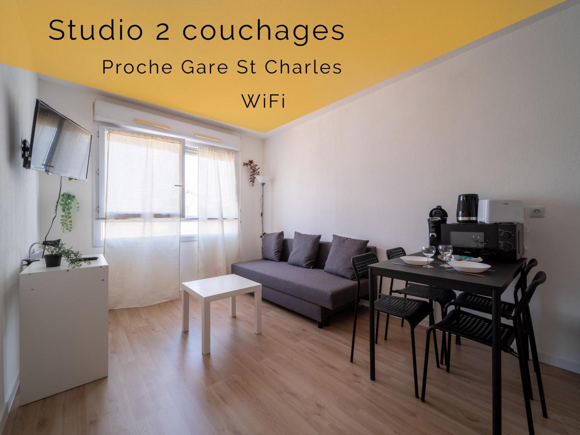 Appartement Tout Equipe A 6Min De La Gare St Charles Marseille Exteriér fotografie